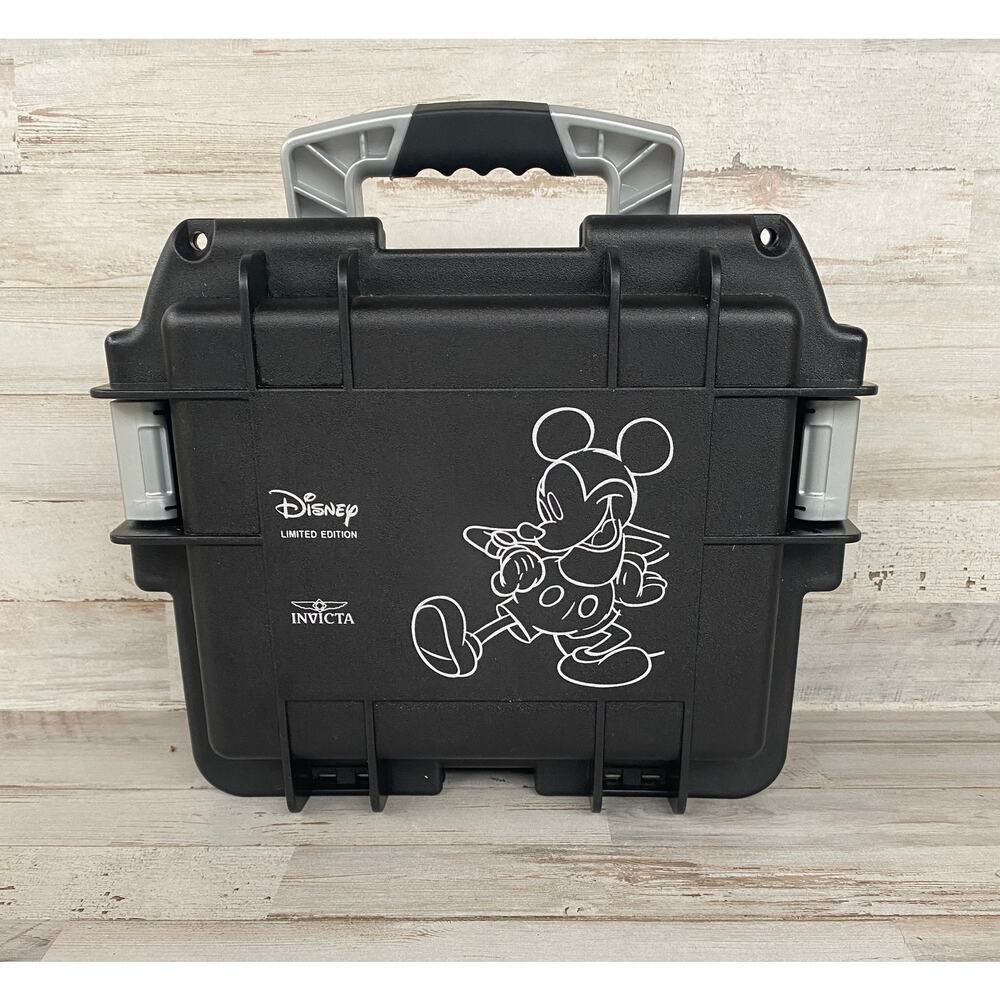 INVICTA WATCH CASE TRAVEL STORAGE MICKEY MOUSE BLACK H100654